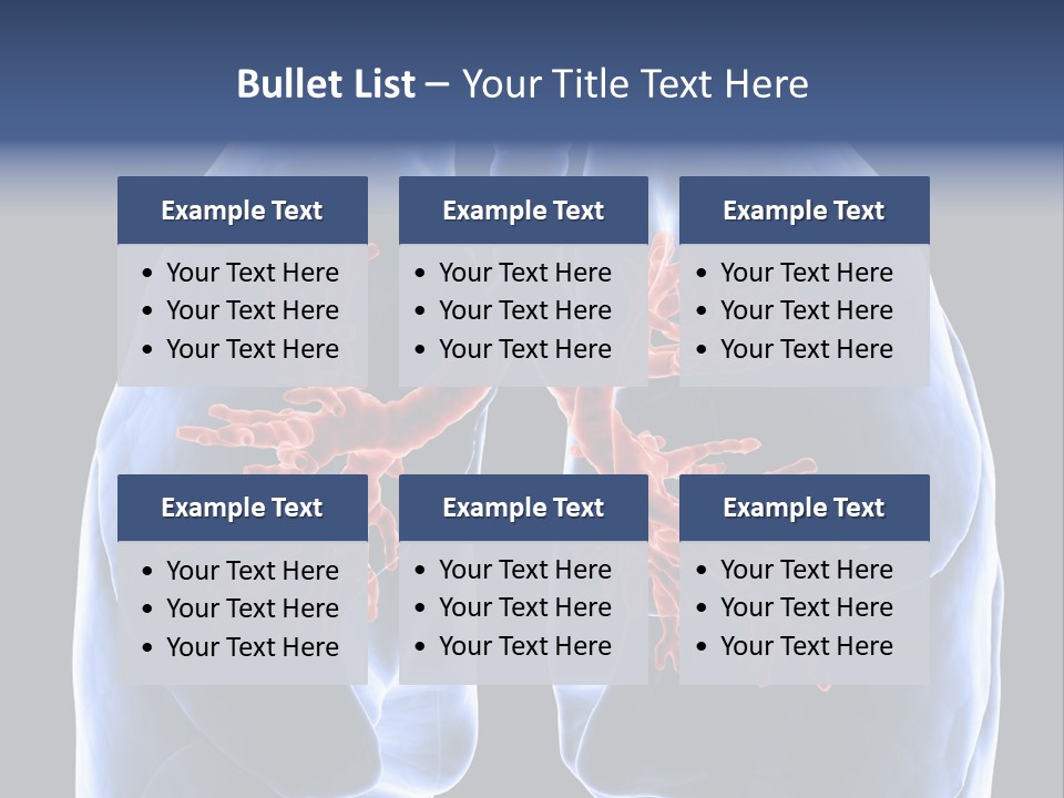 Rib Male Lymph PowerPoint Template