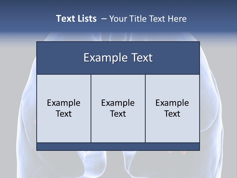 Rib Male Lymph PowerPoint Template