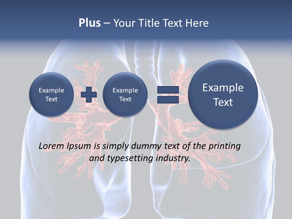 Rib Male Lymph PowerPoint Template