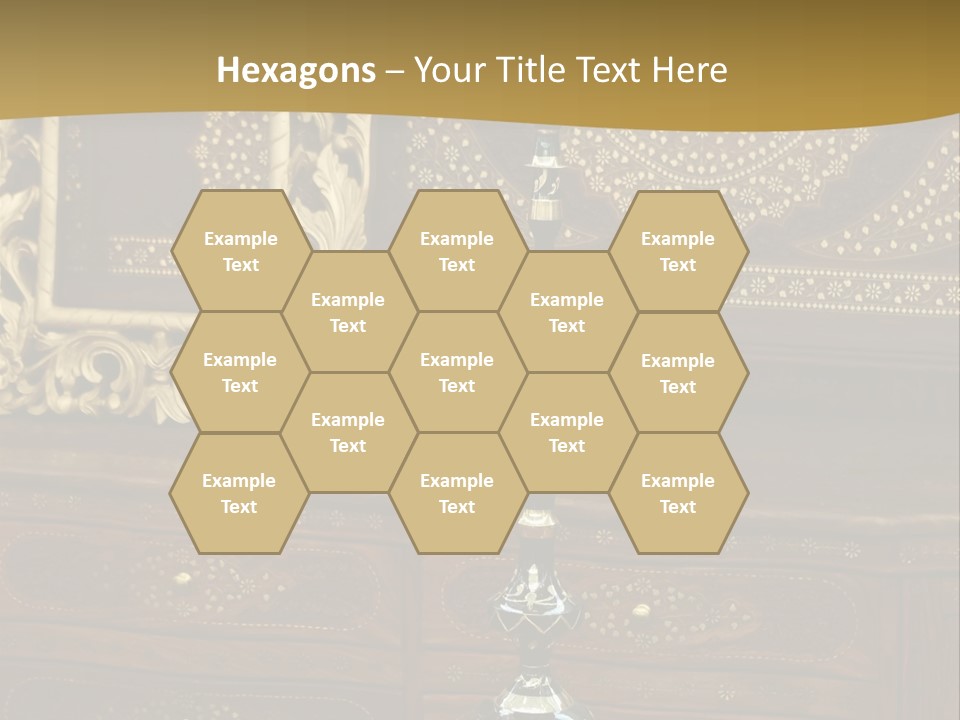 Table Nobody Decoration PowerPoint Template