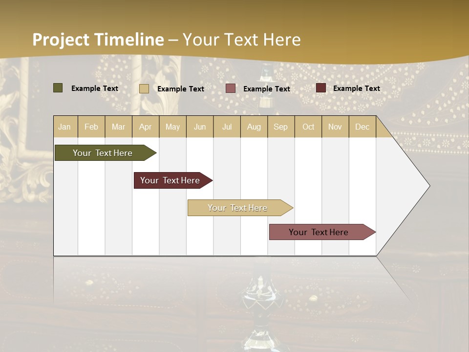 Table Nobody Decoration PowerPoint Template