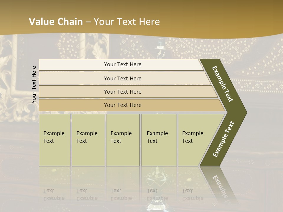 Table Nobody Decoration PowerPoint Template