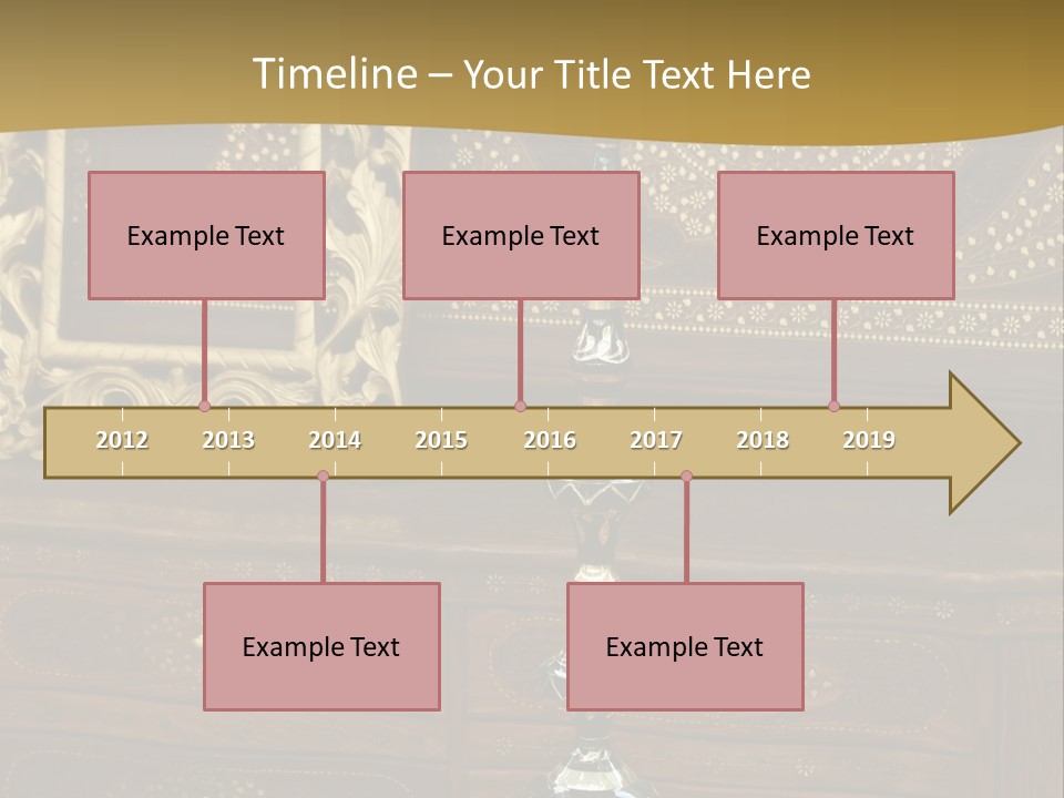 Table Nobody Decoration PowerPoint Template