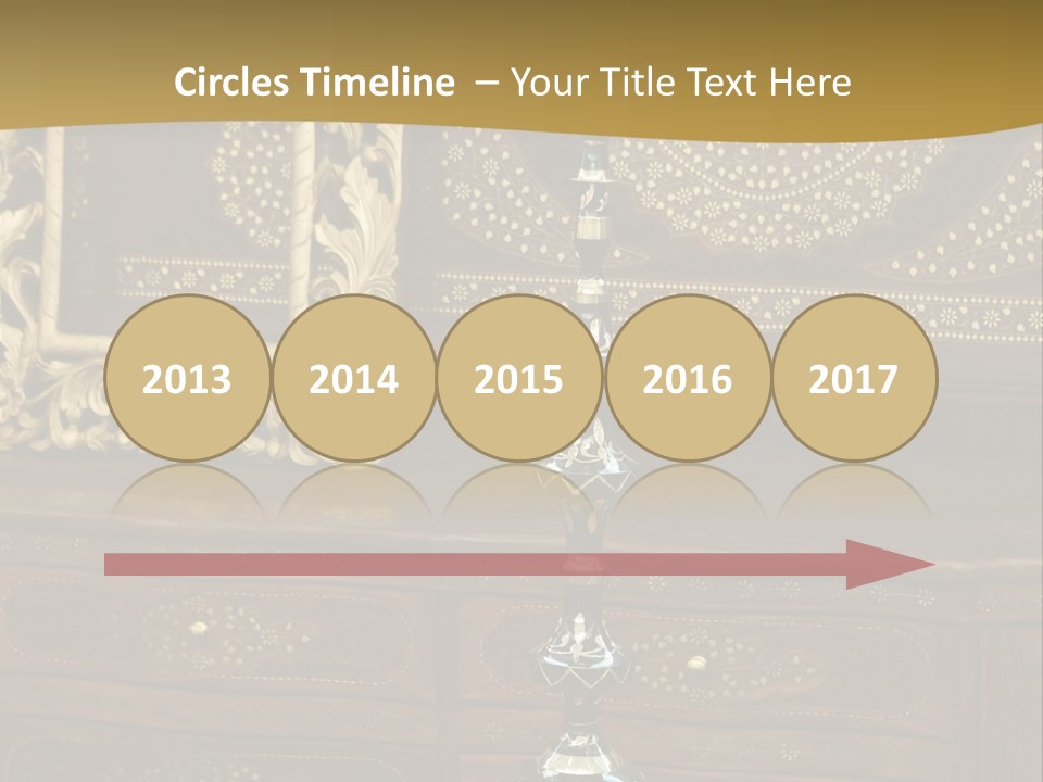 Table Nobody Decoration PowerPoint Template