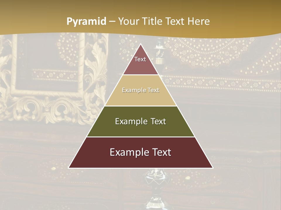 Table Nobody Decoration PowerPoint Template