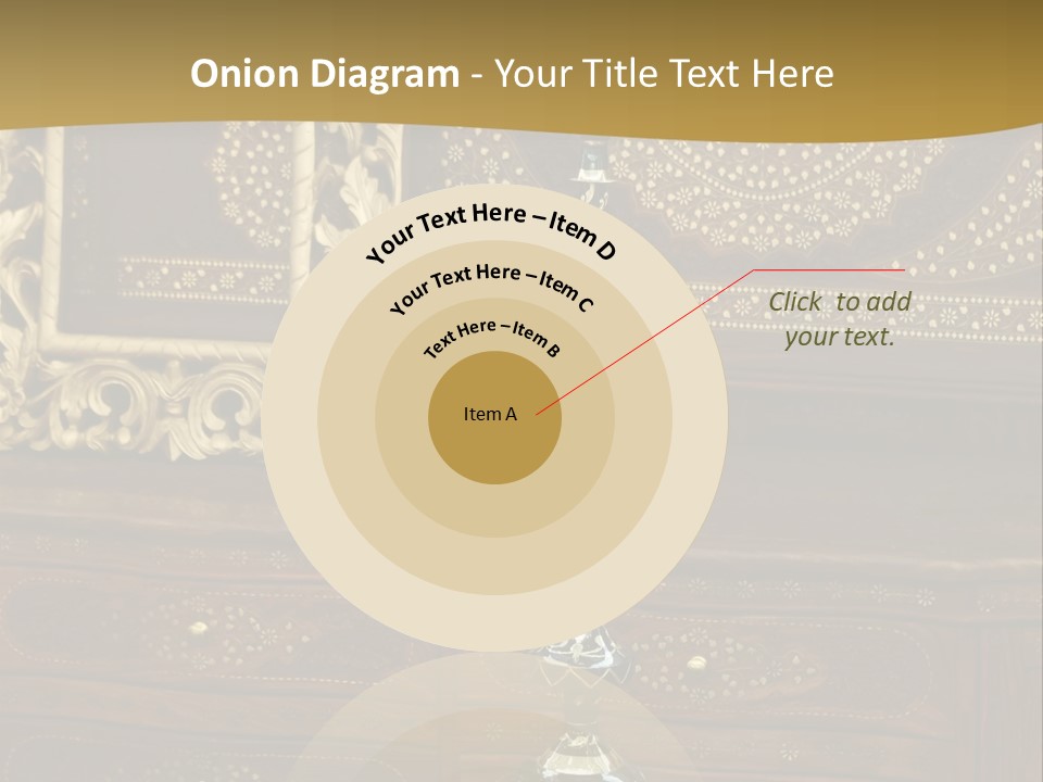 Table Nobody Decoration PowerPoint Template