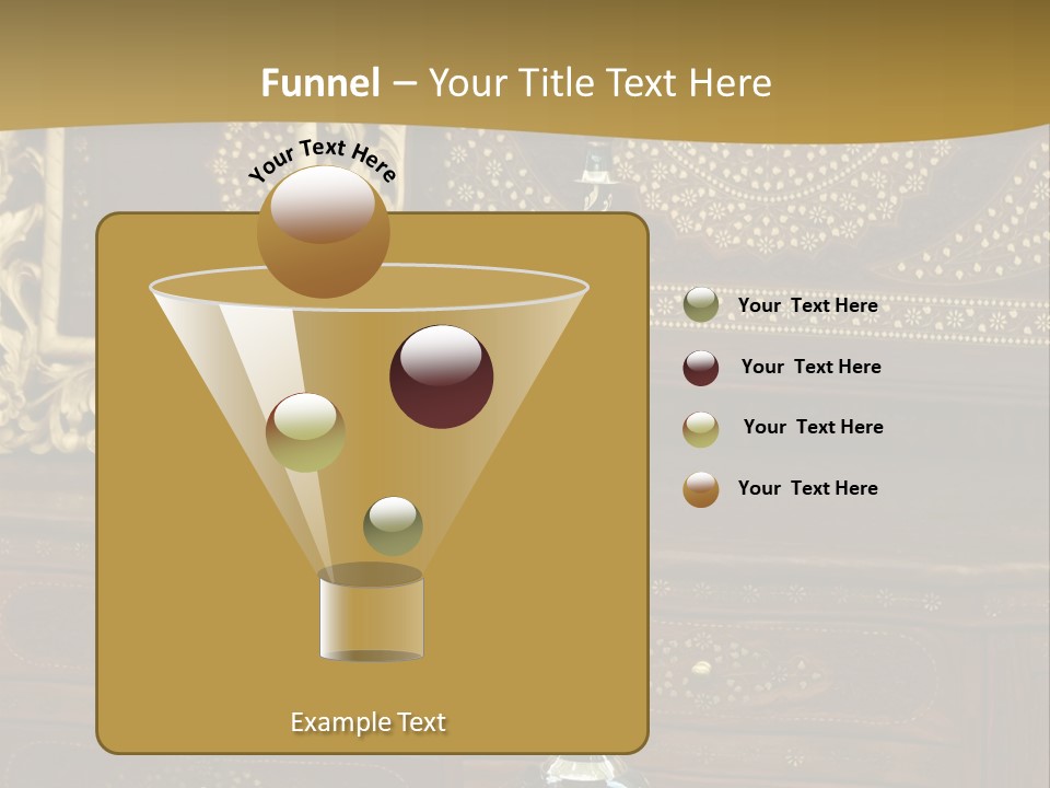 Table Nobody Decoration PowerPoint Template