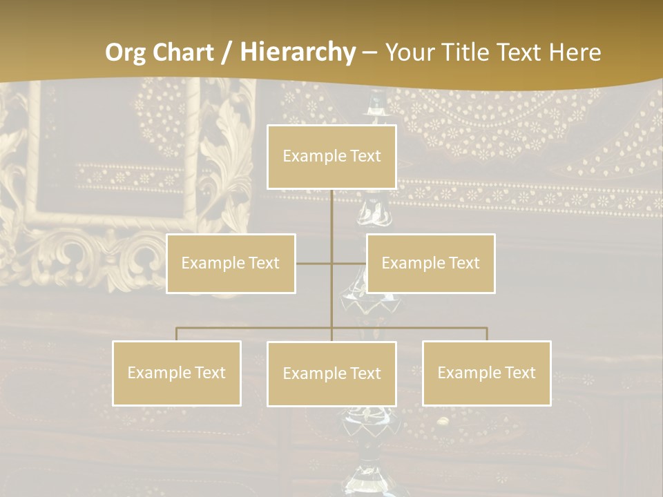 Table Nobody Decoration PowerPoint Template