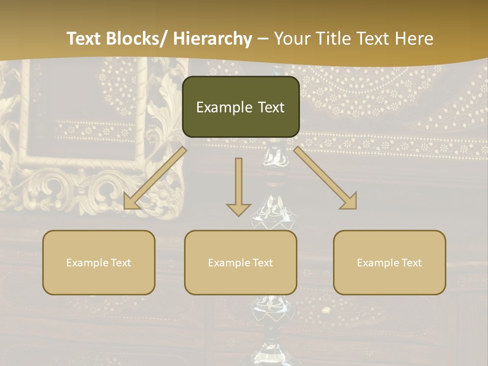 Table Nobody Decoration PowerPoint Template