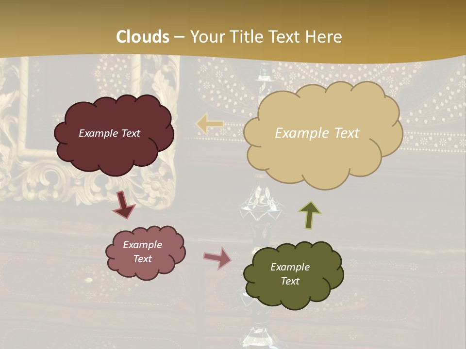 Table Nobody Decoration PowerPoint Template