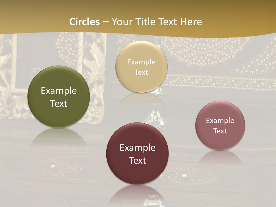 Table Nobody Decoration PowerPoint Template