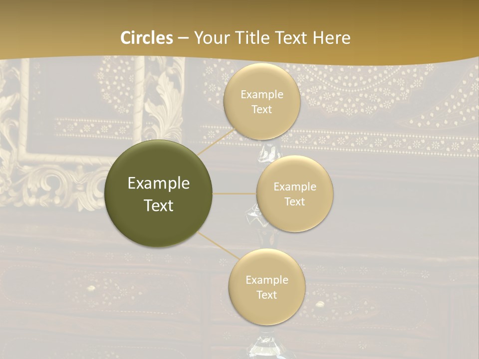 Table Nobody Decoration PowerPoint Template