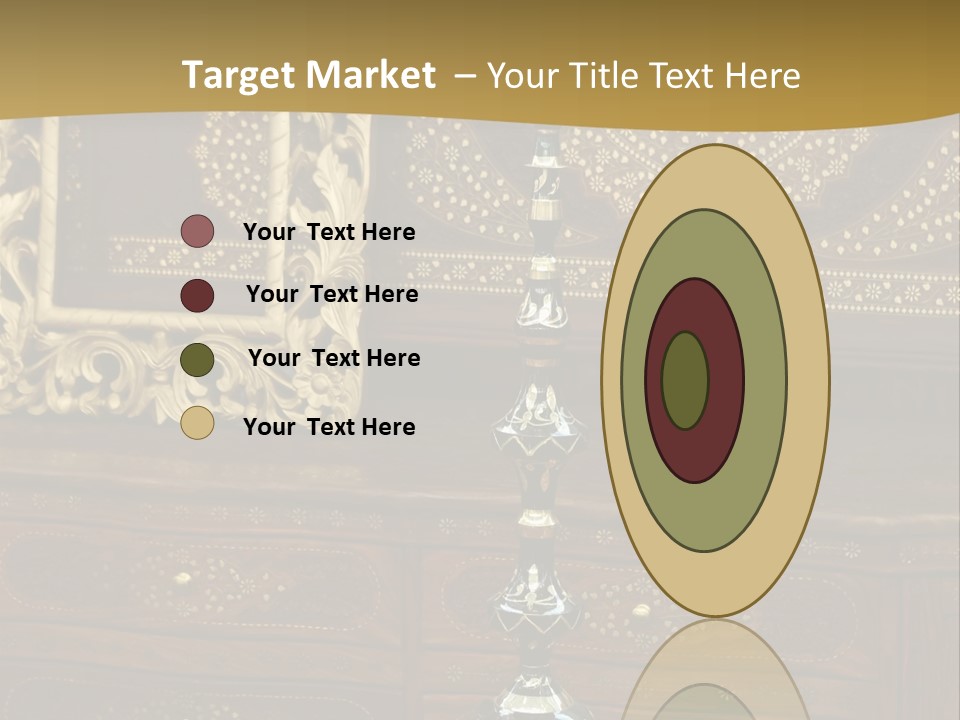 Table Nobody Decoration PowerPoint Template