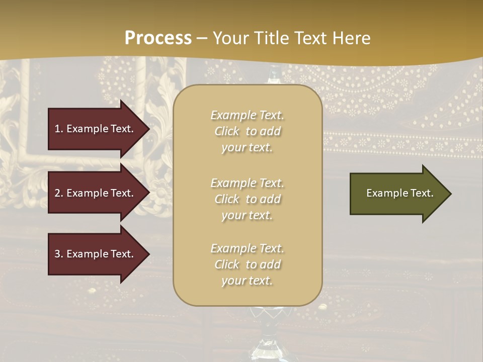 Table Nobody Decoration PowerPoint Template