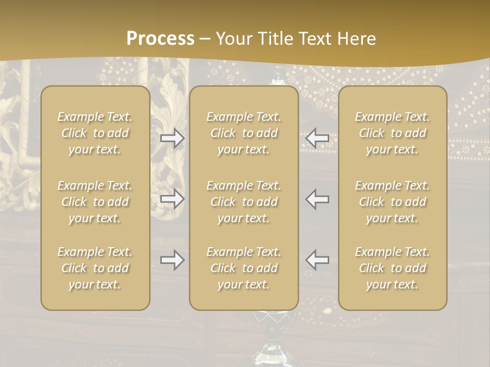 Table Nobody Decoration PowerPoint Template