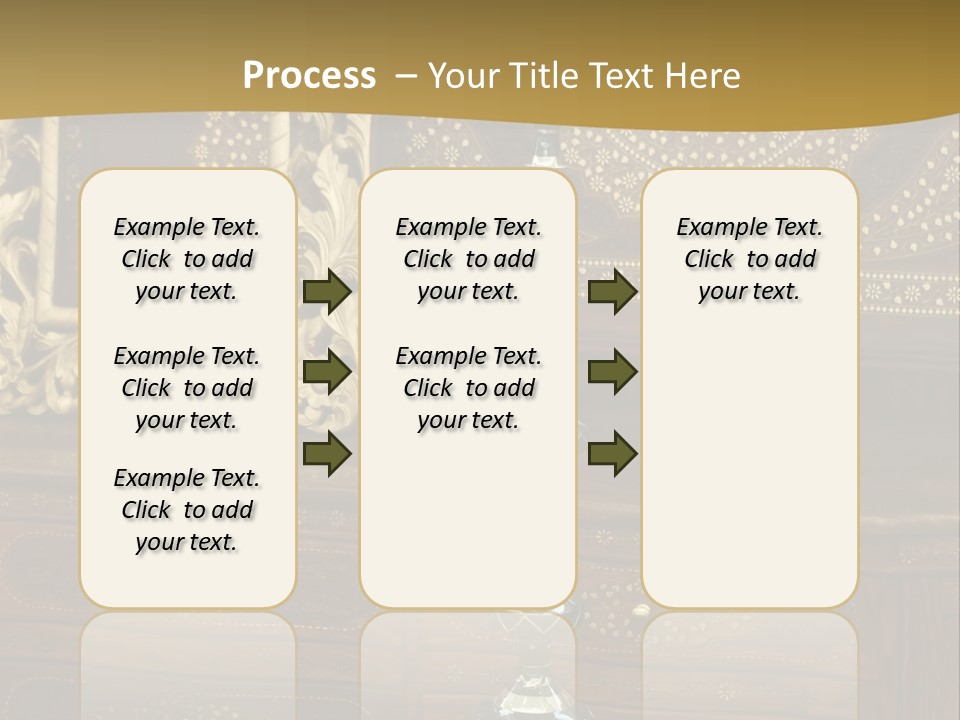 Table Nobody Decoration PowerPoint Template