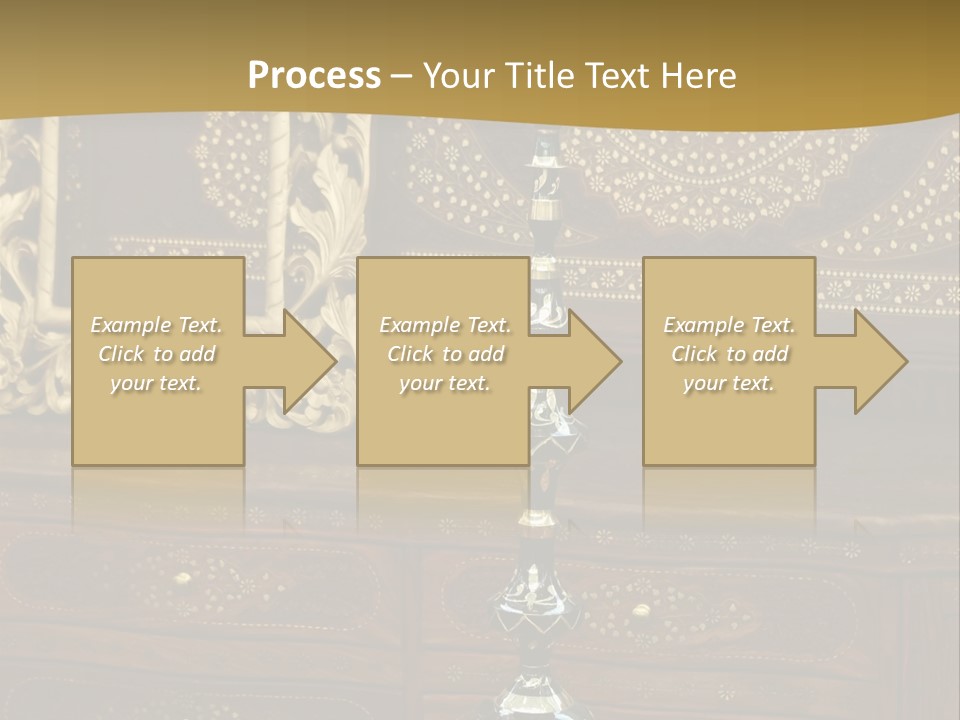 Table Nobody Decoration PowerPoint Template