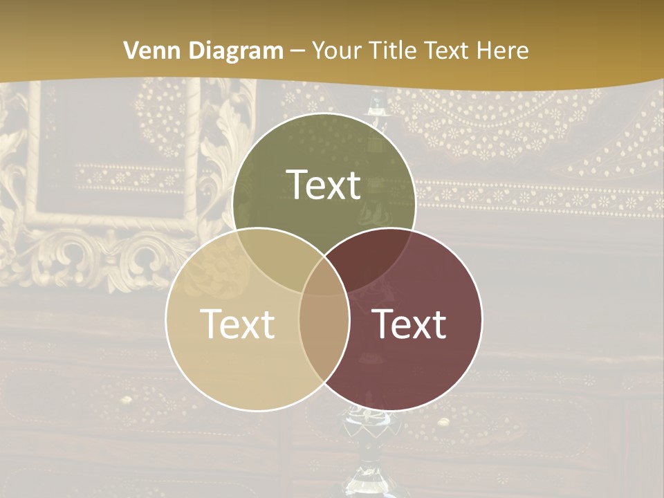 Table Nobody Decoration PowerPoint Template