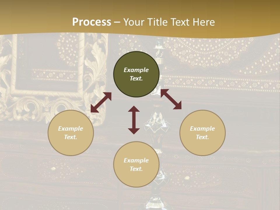 Table Nobody Decoration PowerPoint Template