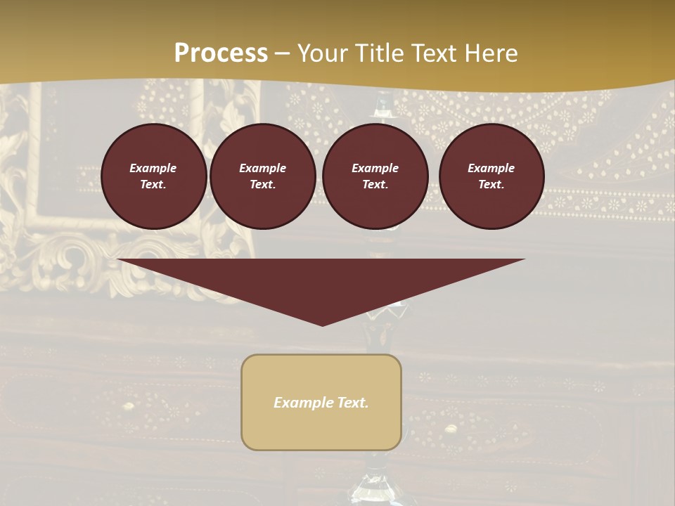 Table Nobody Decoration PowerPoint Template