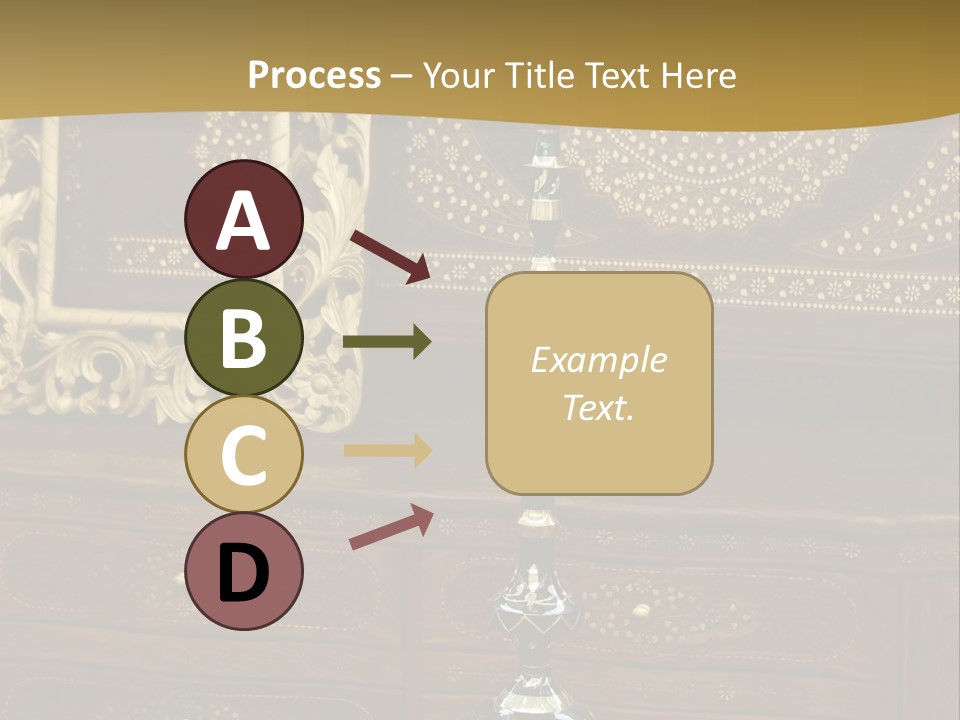 Table Nobody Decoration PowerPoint Template