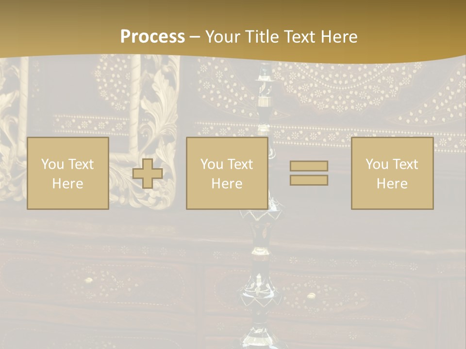 Table Nobody Decoration PowerPoint Template