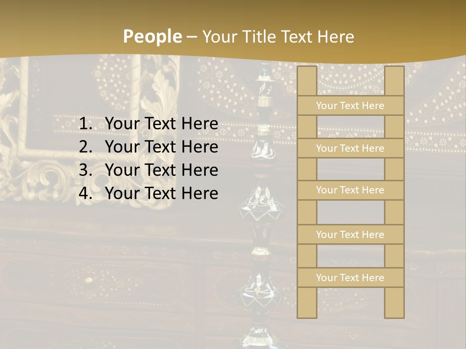 Table Nobody Decoration PowerPoint Template