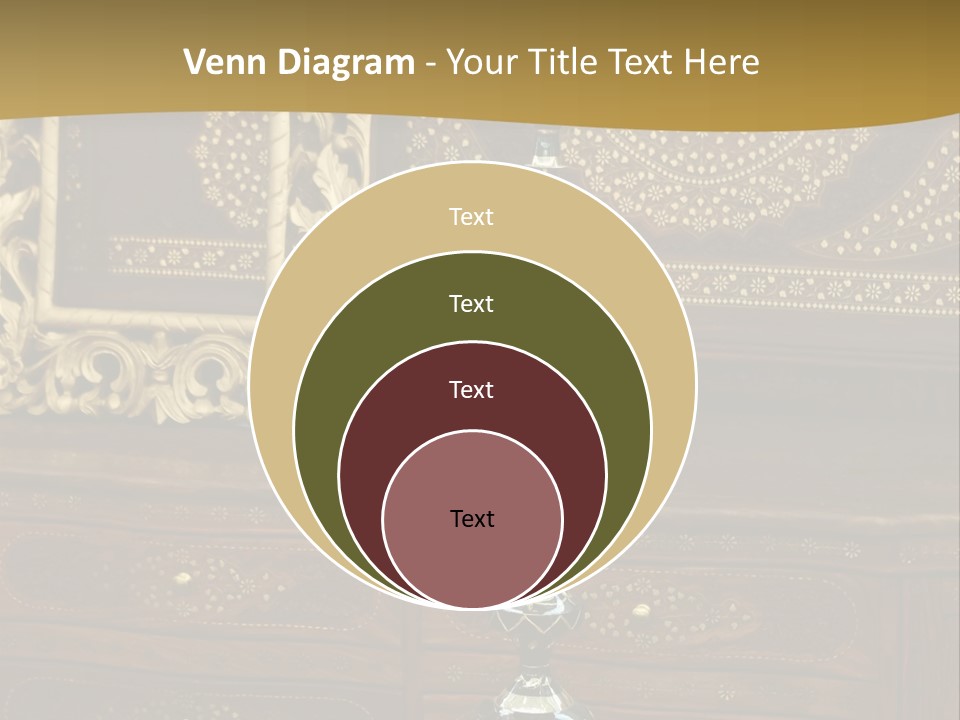 Table Nobody Decoration PowerPoint Template