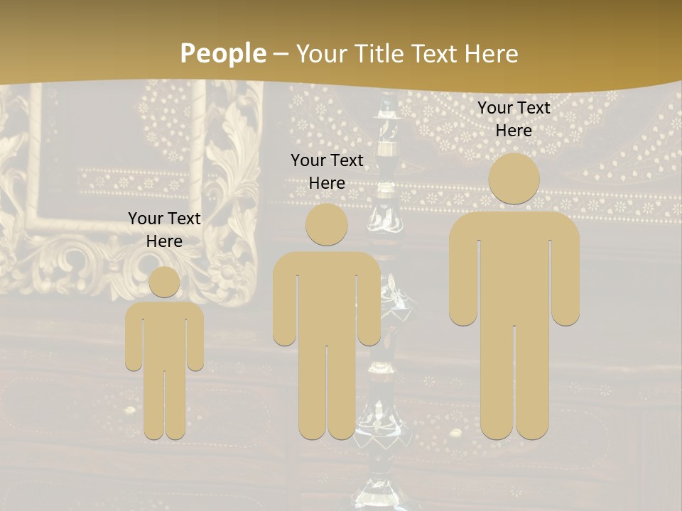 Table Nobody Decoration PowerPoint Template