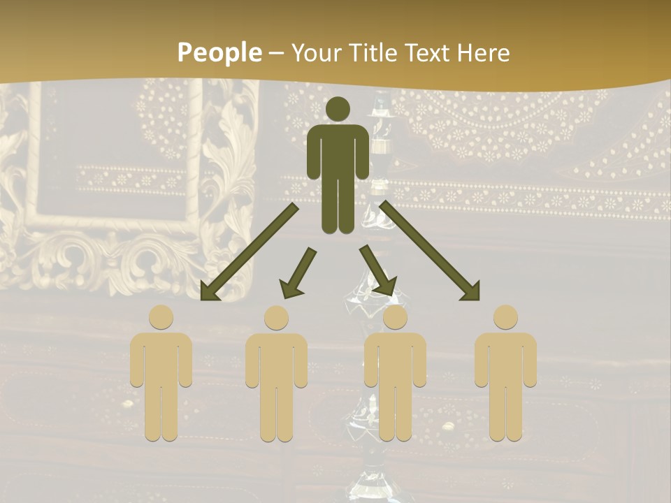 Table Nobody Decoration PowerPoint Template