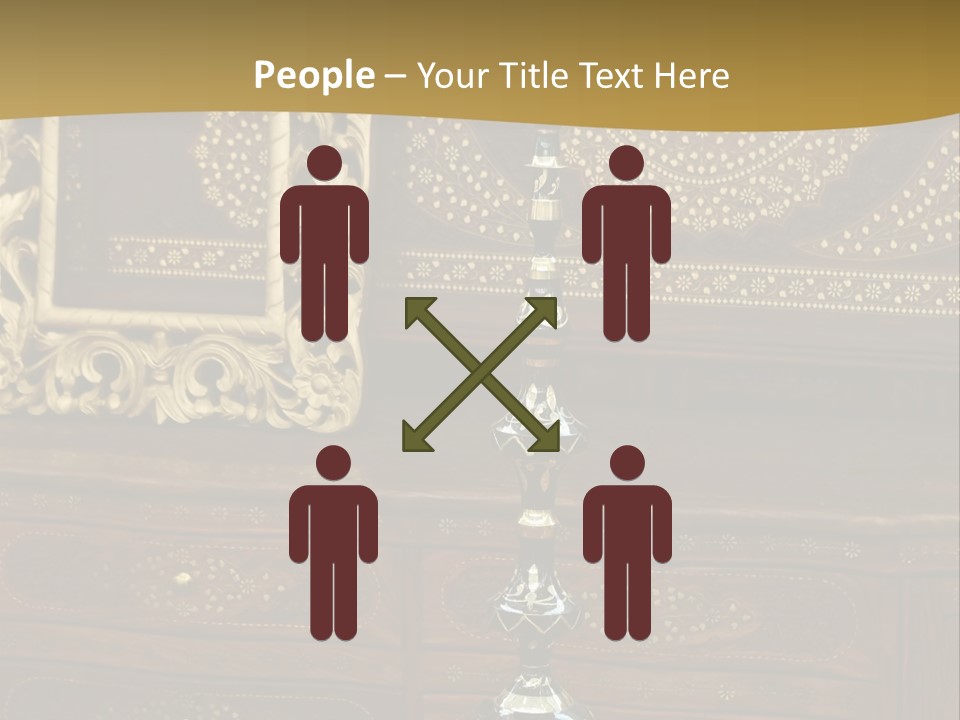 Table Nobody Decoration PowerPoint Template