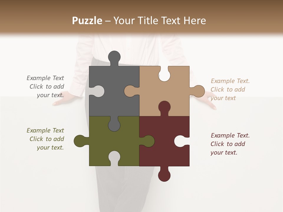 Adult Attractive Flying PowerPoint Template