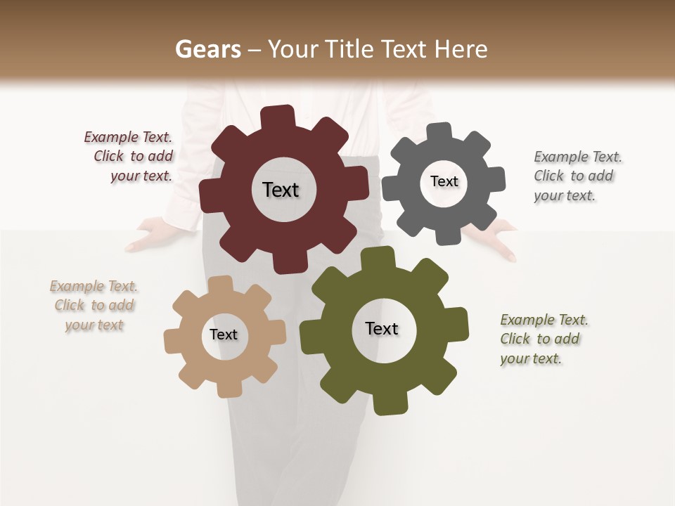 Adult Attractive Flying PowerPoint Template