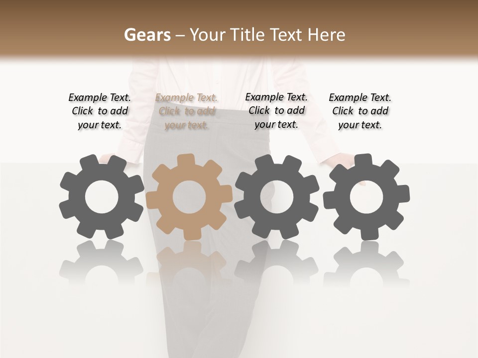 Adult Attractive Flying PowerPoint Template