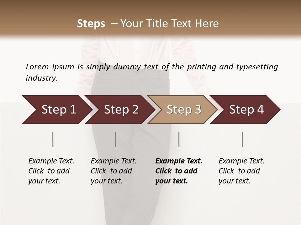 Adult Attractive Flying PowerPoint Template