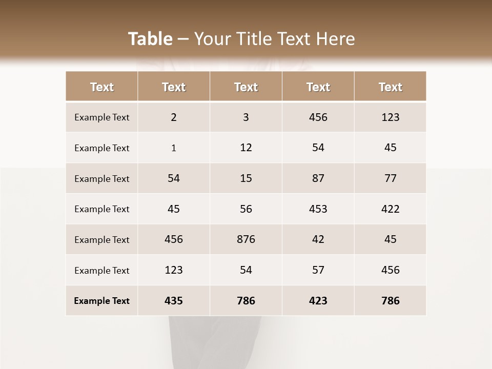 Adult Attractive Flying PowerPoint Template