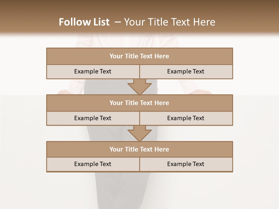 Adult Attractive Flying PowerPoint Template