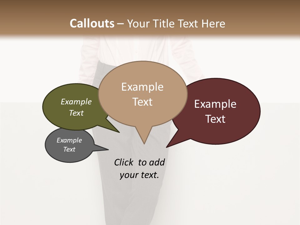 Adult Attractive Flying PowerPoint Template