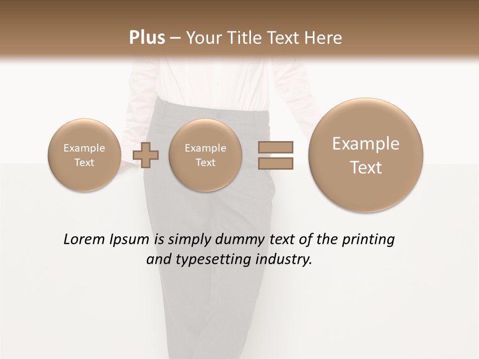 Adult Attractive Flying PowerPoint Template