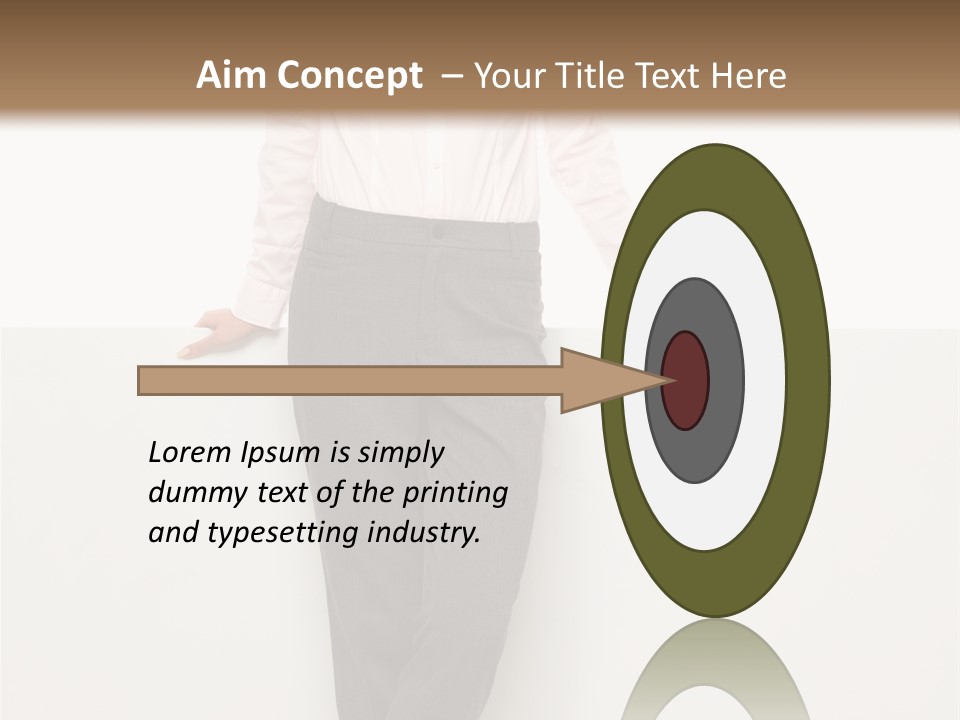 Adult Attractive Flying PowerPoint Template