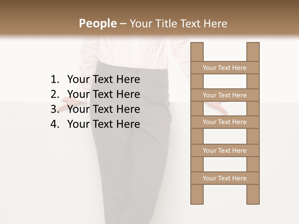 Adult Attractive Flying PowerPoint Template