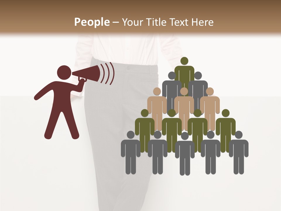 Adult Attractive Flying PowerPoint Template