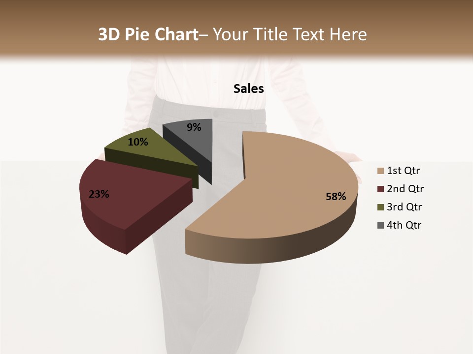 Adult Attractive Flying PowerPoint Template