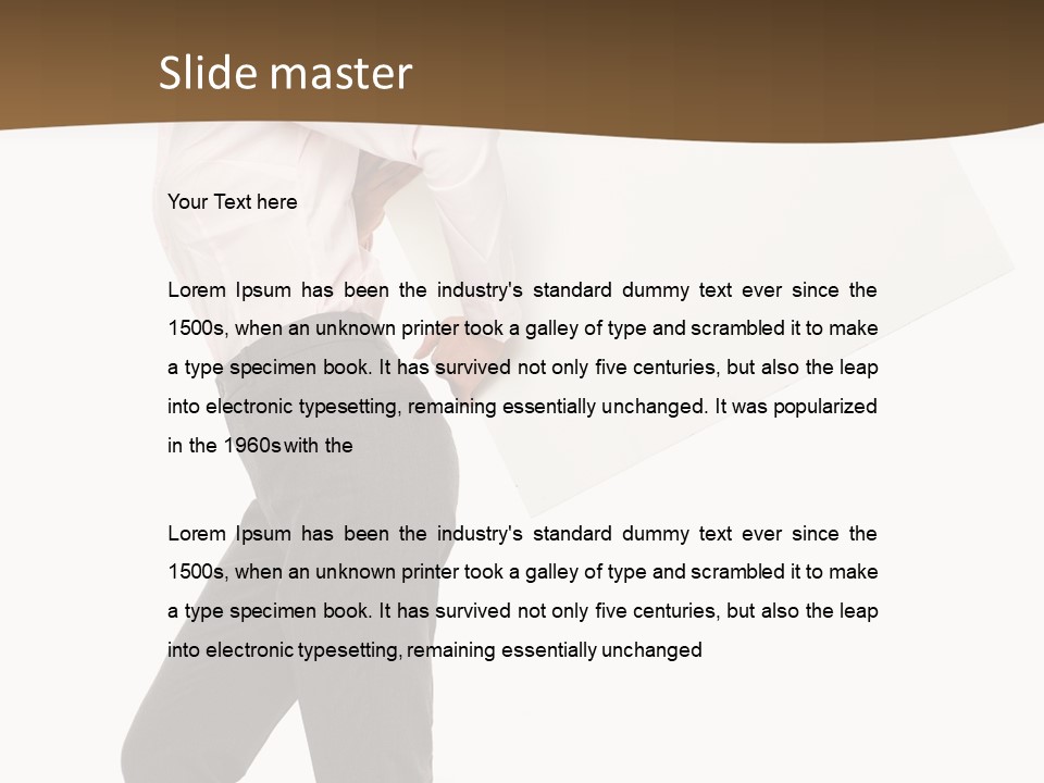 Looking Happiness Aviation PowerPoint Template