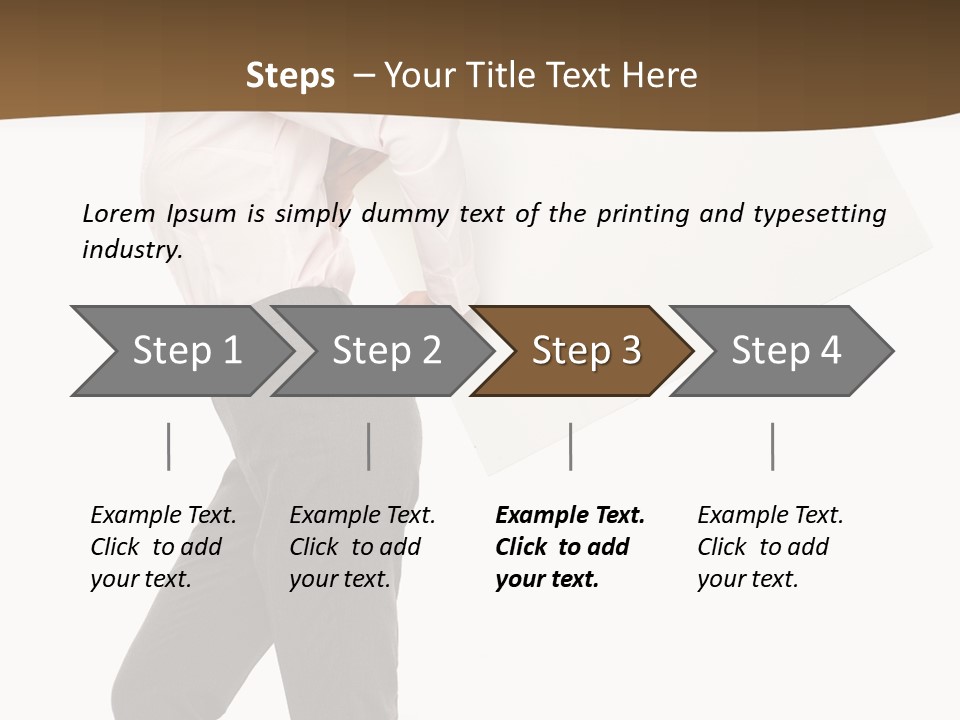 Looking Happiness Aviation PowerPoint Template