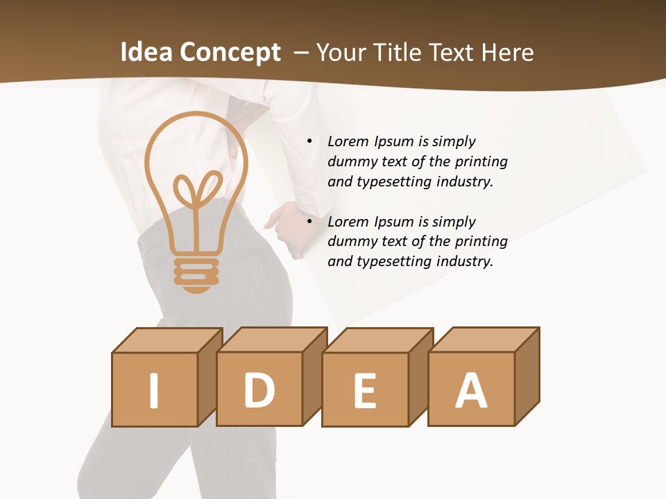 Looking Happiness Aviation PowerPoint Template