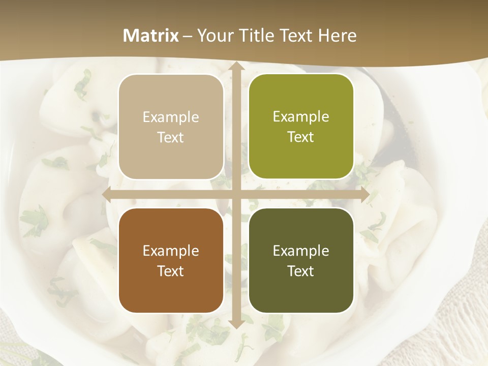 Spoon Table Broth PowerPoint Template