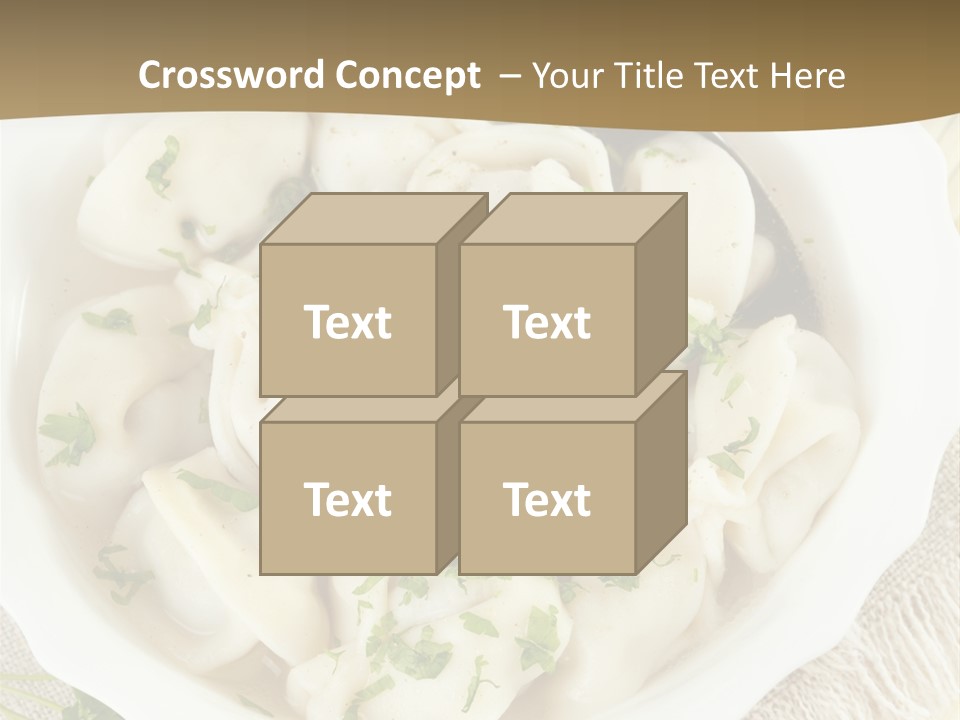 Spoon Table Broth PowerPoint Template