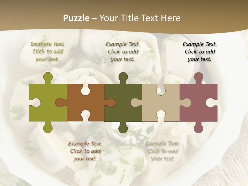 Spoon Table Broth PowerPoint Template