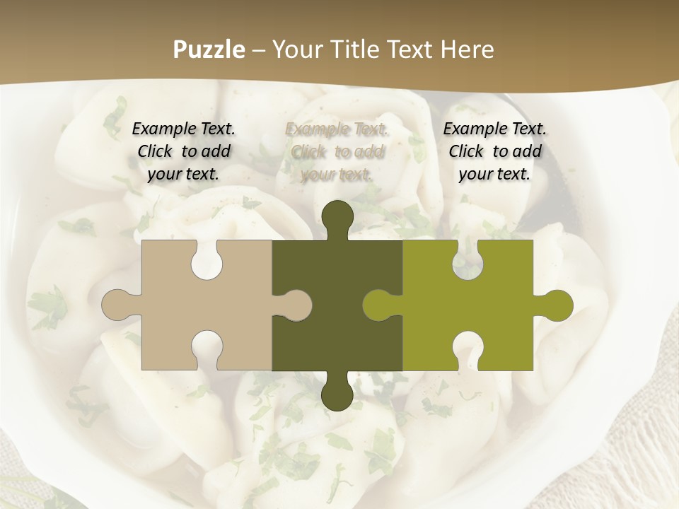 Spoon Table Broth PowerPoint Template